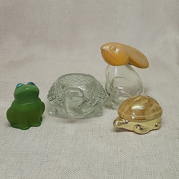 Avon vintage set of 4 woodland creatures - Picture 1 of 10